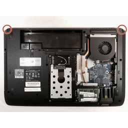 Подготовка к удалению ЖК-модуля Acer Aspire 7736Z-4809